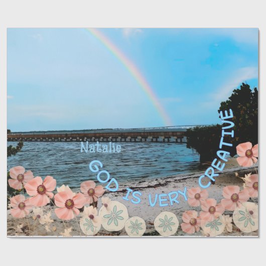 神はとても創造的だ  ラッピングペーパー (フラット)