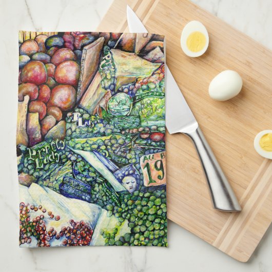 神はもしもっと良くしたのだ、彼女はよかっ保ただろう キッチンタオル (四つ折り)