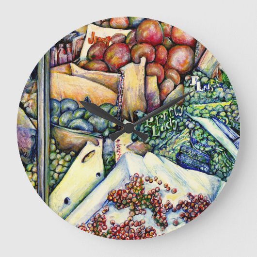 神はもしもっと良くしたのだ、彼女はよかっ保ただろう ラージ壁時計 (正面)