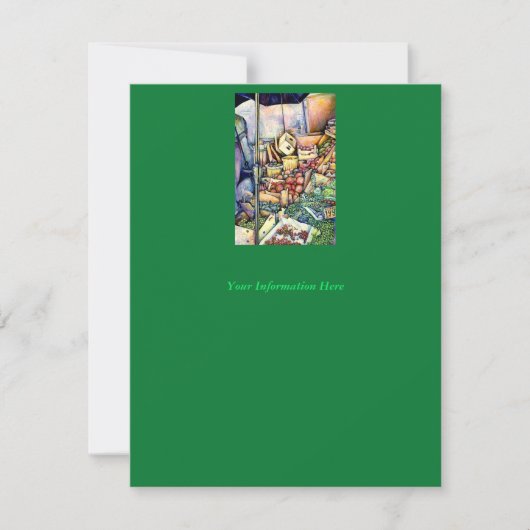 神はもしもっと良くしたのだ、彼女はよかっ保ただろう 案内状 (正面)