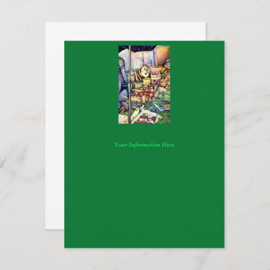 神はもしもっと良くしたのだ、彼女はよかっ保ただろう 案内状 (正面/裏面)