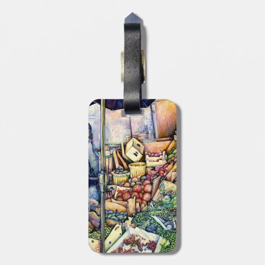 神はもしもっと良くした、彼女ならよかっただろ保う ラゲッジタグ (裏面縦)