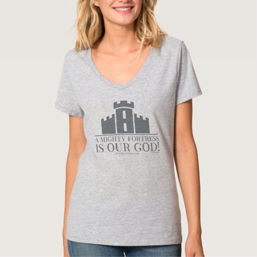 神はわが砦 Tシャツ (正面)
