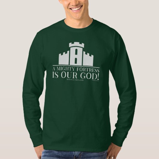 神はわが砦 Tシャツ (正面)