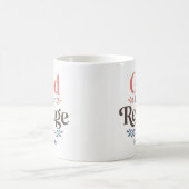 神はわが避け所 キリスト教の信念 引用 コーヒーマグカップ (中央)