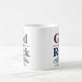 神はわたしの岩 Motivational Scripture 引用句 コーヒーマグカップ (中央)