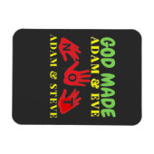 神はアダムとエバをアダムとスティーブではなく作った マグネット (横)