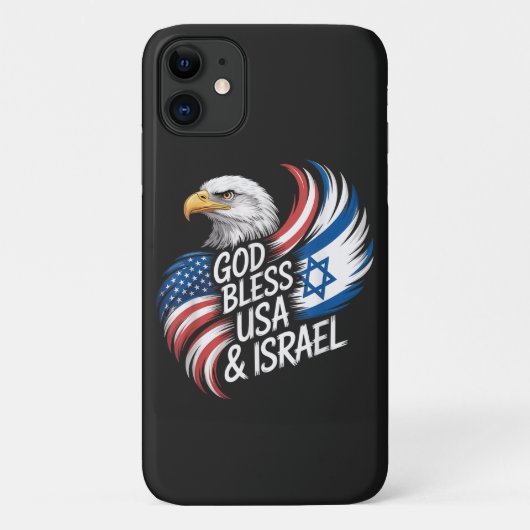 神はアメリカとイスラエルを祝福する Case-Mate iPhoneケース (裏面)
