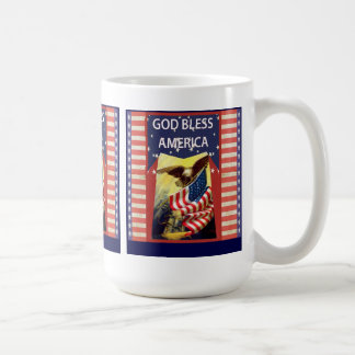 神はアメリカのマグを賛美します コーヒーマグカップ