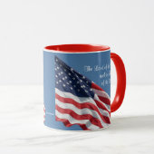 神はアメリカのマグを賛美します マグカップ (正面右)