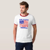 神はアメリカのTシャツを賛美します Tシャツ (正面フル)