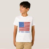 神はアメリカのTシャツを賛美します Tシャツ (正面フル)