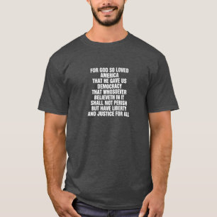 神はアメリカを愛した Tシャツ