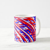 神はアメリカを祝福します コーヒーマグカップ (正面右)