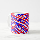 神はアメリカを祝福します コーヒーマグカップ (正面左)
