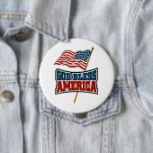 神はアメリカを賛美します 缶バッジ (インサイチュ)
