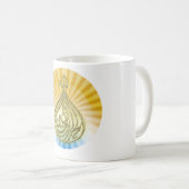 神はアラビ素晴らしア書である コーヒーマグカップ (正面右)