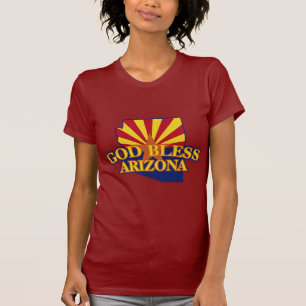 神はアリゾナを賛美します Tシャツ
