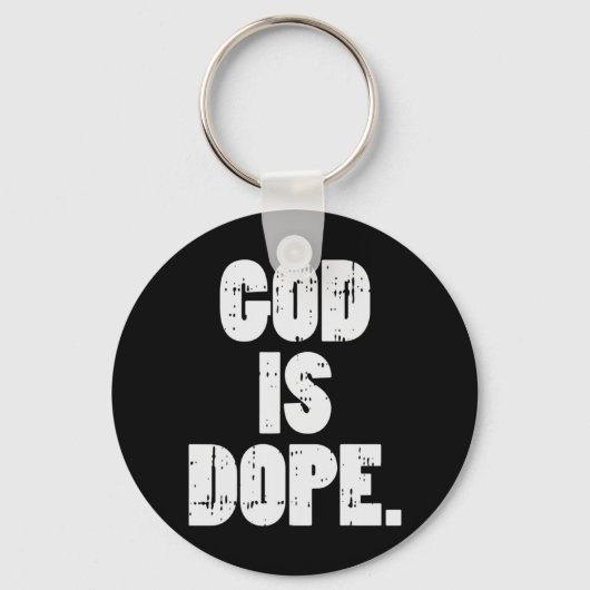 神はイエスドーピングキリストの宗教キリスト教のカトリックである キーホルダー (正面)