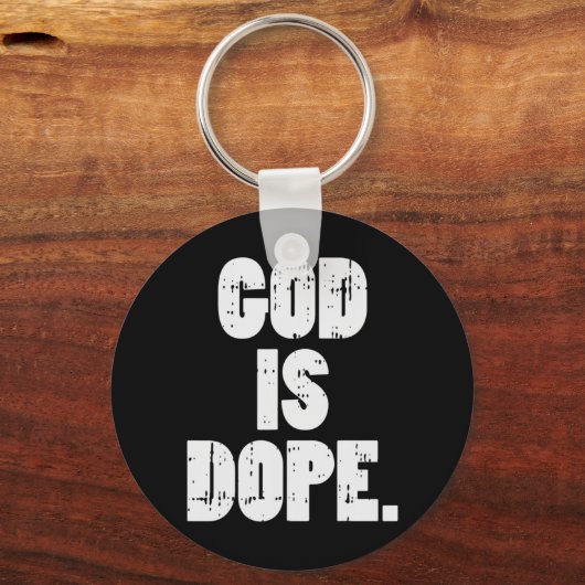 神はイエスドーピングキリストの宗教キリスト教のカトリックである キーホルダー (正面)