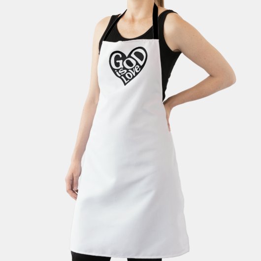 神はイエス様のような愛である引用文神の芸術愛の芸術 エプロン (インサイチュ)