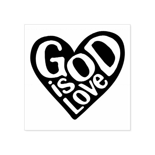 神はイエス様のような愛である引用文神の芸術愛の芸術 ラバースタンプ (インプリント)