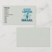 神はイスラエル共和国を愛します 名刺 (正面/裏面)