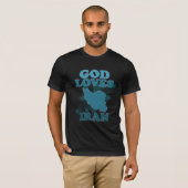 神はイランを愛します Tシャツ (正面フル)