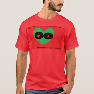 神はエイリアンの愛 Tシャツ
