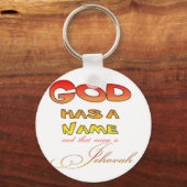 神はエホバという名を持つ キーホルダー (正面)