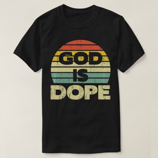 神はキリストドーピング教信信者プルオーバーである Tシャツ (デザイン正面)