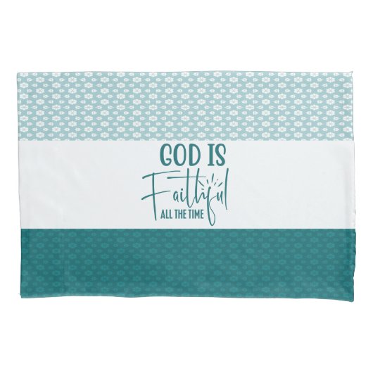 神はキリスト教のピラロケを通して常に忠実である 枕カバー (正面左)