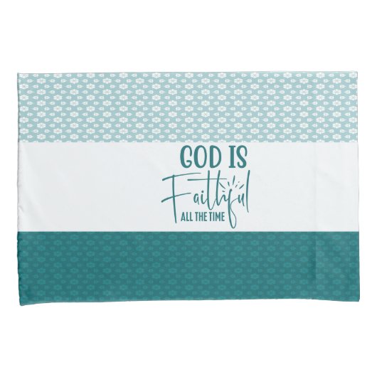 神はキリスト教のピラロケを通して常に忠実である 枕カバー (正面右)