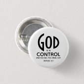 神はキリスト教を支配してい感動的る 缶バッジ (正面&裏面)