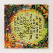 神はクール宗教インスパイア的な感性かわいらしである ジグソーパズル (横)