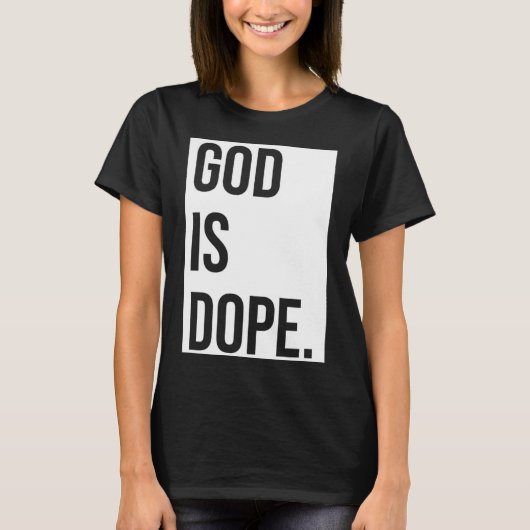 神はクール キリスト教の信仰 信者 ジョーク Tシャツ (正面)
