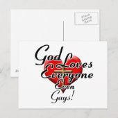 神はゲイを！ ポストカード (正面/裏面)