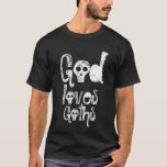 神はゴシック Tシャツ<br><div class="desc">一部のゴシックは神を愛している。外見で判断するな。</div>