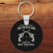 神はサムエル子馬を創造し、彼らを1に等しくした キーホルダー (正面)