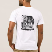 神はチームミラーです3人の円形王、 Tシャツ (裏面)