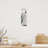 神はテーブル素晴らし祈りの言葉 ポスター (キッチン)