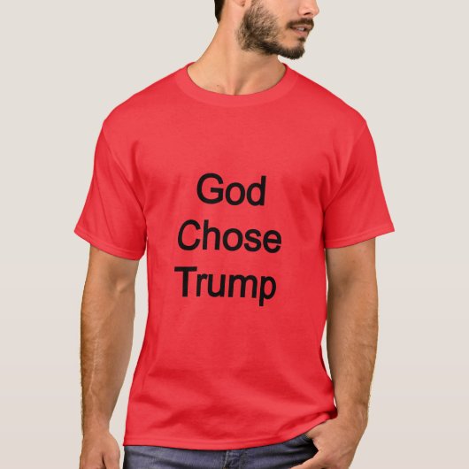 神はトランプを選んだ Tシャツ (正面)