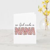 神はナナフローラ幸せな母親を作った カード (黄色い花)