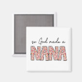 神はナナフローラ幸せな母親を作った マグネット (正面/裏面)