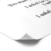 神はノーと言った:ポスター ポスター (角)