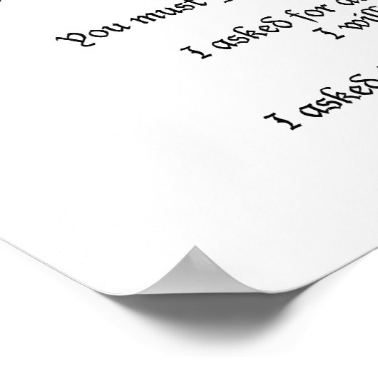 神はノーと言った：ポスター ポスター (角)