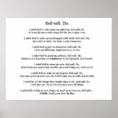 神はノーと言った：ポスター ポスター (正面)