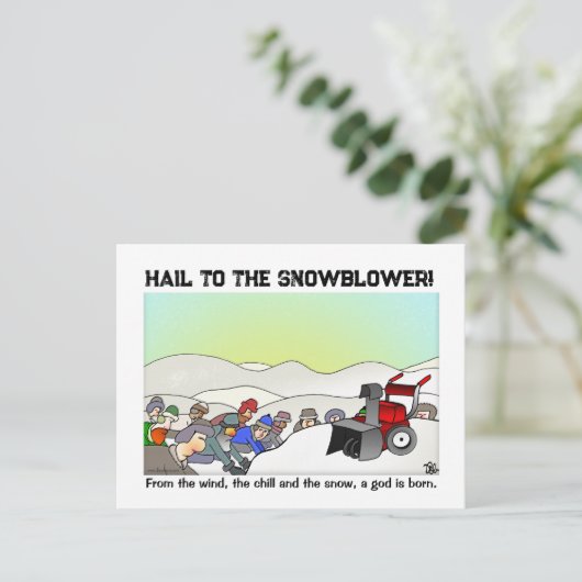 神はハガキ生まれだ ポストカード (スタンド正面)