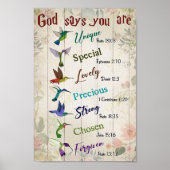 神はハミングバードだと言う ポスター (正面)