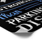 神はパーキンソン病より強い ポスター (角)